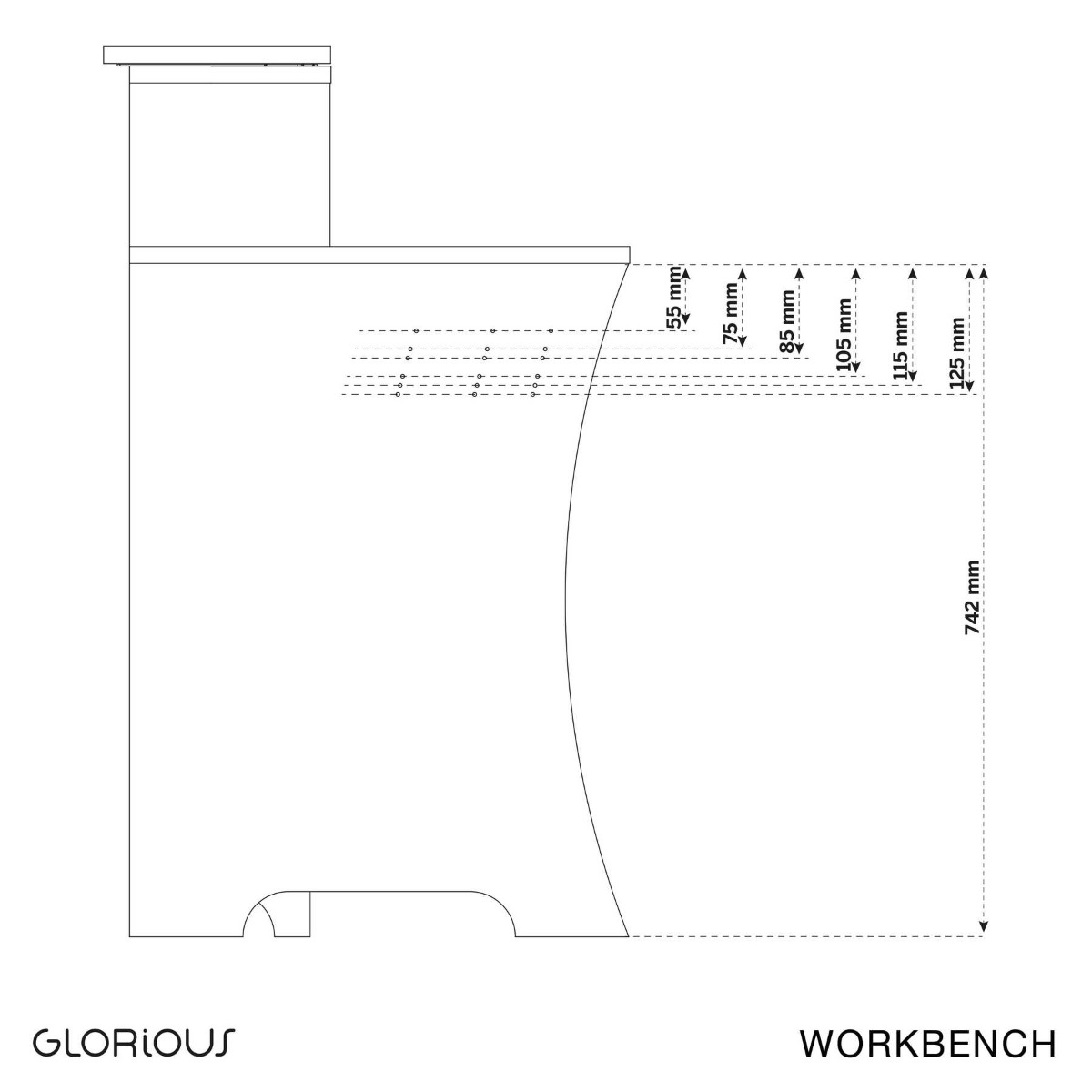 Glorious Workbench - Dimensions