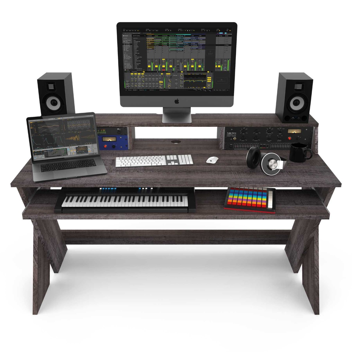 Glorious Sound Desk Pro Walnut Furniture For Djs Producers And