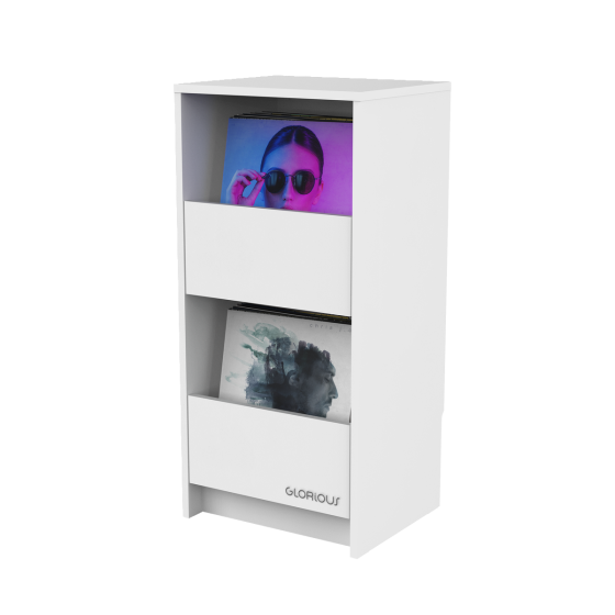 Glorious Vinyl Vault White / Furniture for DJs, Producers and
