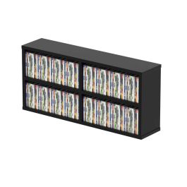Glorious CD Box 180 black / Furniture for DJs, Producers and Vinyl