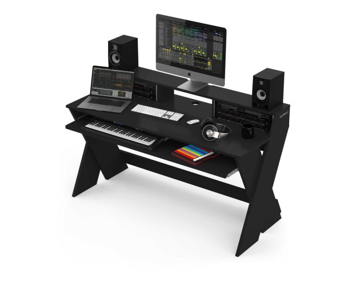 Glorious Sound Desk Pro Black Furniture For Djs Producers And