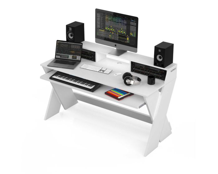 Glorious Sound Desk Pro White Furniture For Djs Producers And