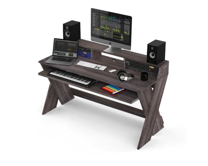 Glorious Sound Desk Pro Walnut Furniture For Djs Producers And