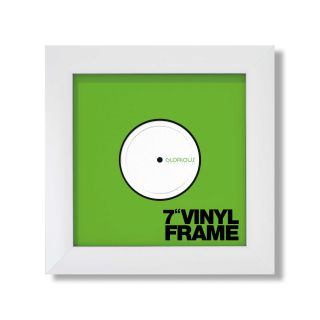 Glorious Vinyl Frame Set 7'' White - Front View