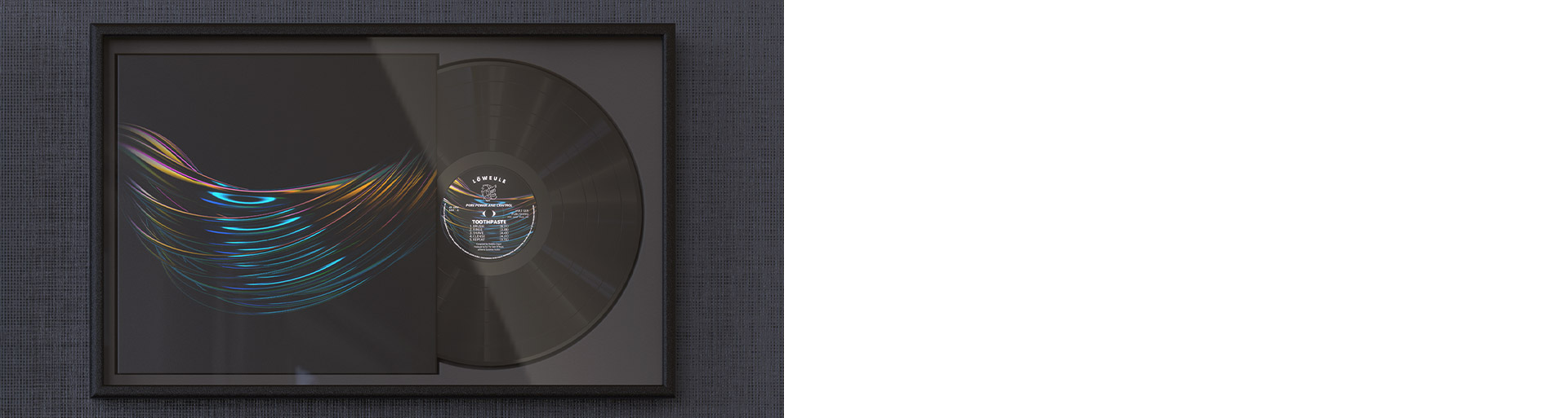 Glorious Record Display Frame Black