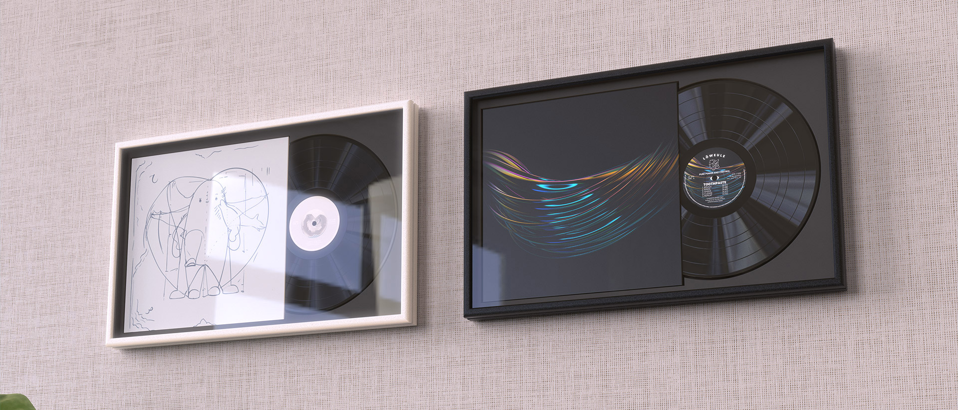 Glorious Record Display Frame Black